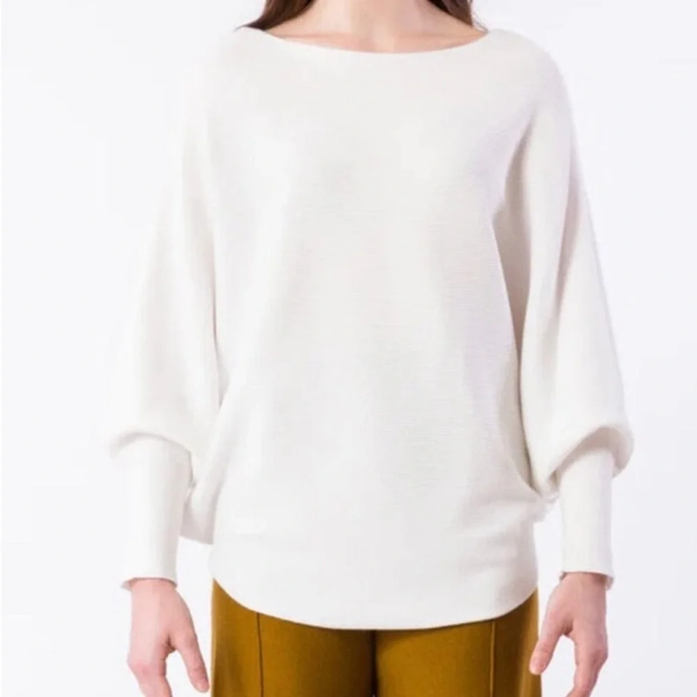 NWOT KERISMA RYU KNIT SWEATER in White - Picture 1 of 6